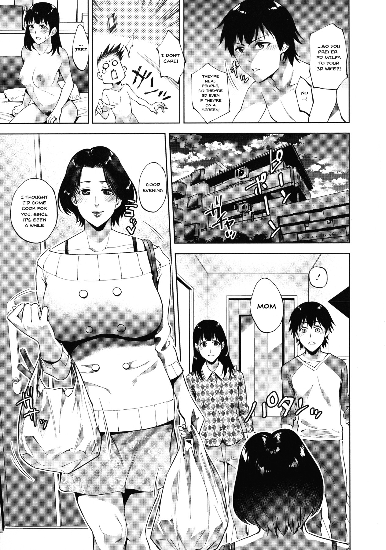 Hentai Manga Comic-The Day I Connected With Mom Ch.1-3-Read-57